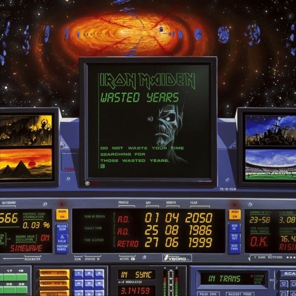 Iron Maiden ‎: Wasted years (12")