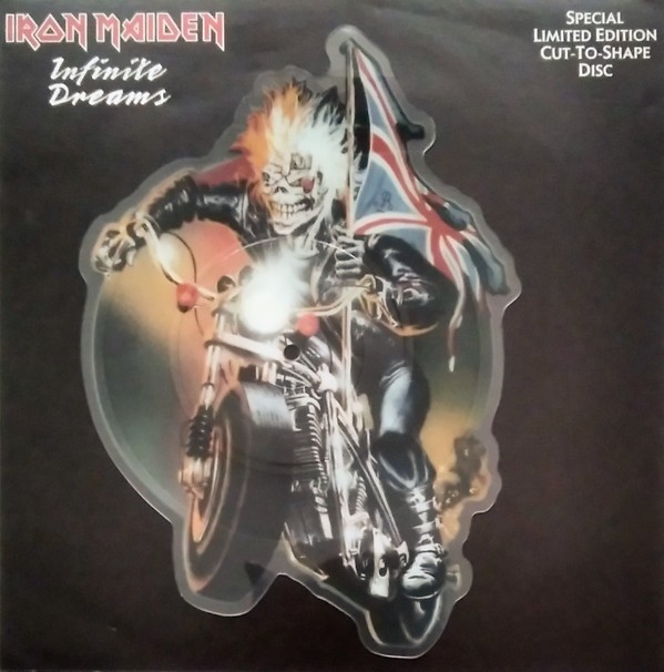 Iron Maiden ‎: Infinite Dreams (7") shaped pic.disc