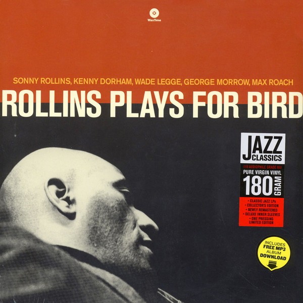 Rollins, Sonny Quintet : Rollins Plays For Bird (LP)