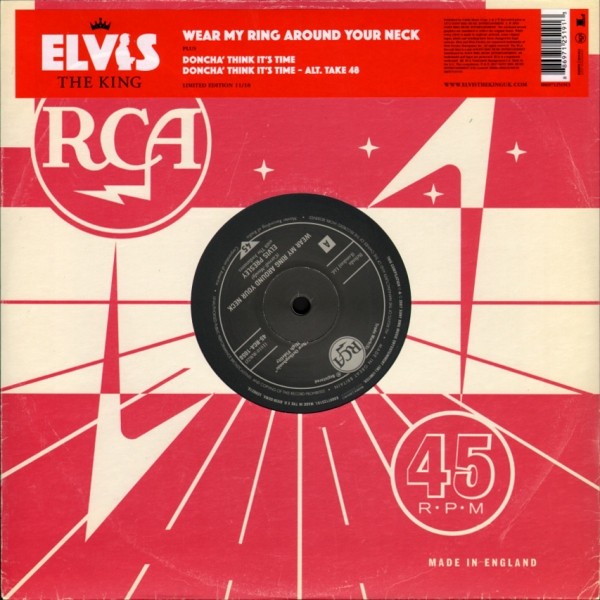 Presley, Elvis : Wear My Ring Around Your Neck (10")