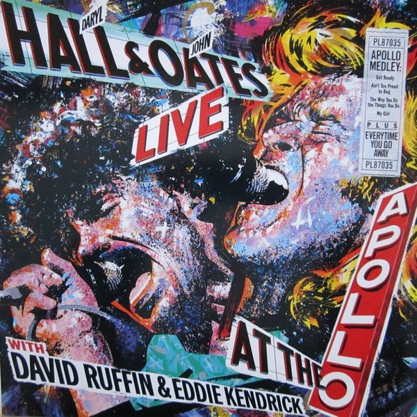 Hall, Daryl & Oates, John With Ruffin, David & Kendrick, Eddie : Live At The Apollo (LP)