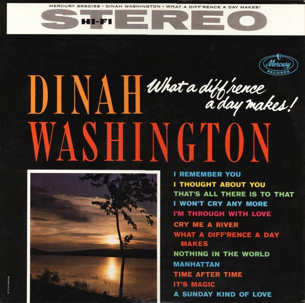 Washington, Dinah : What A Difference A Day Makes! (LP)