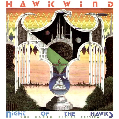 Hawkwind : Night Of The Hawks (The Earth Ritual Preview) (12")