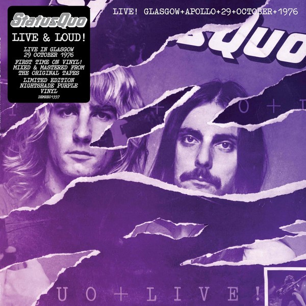 Status Quo : Live Glasgow Apollo 29 October 1976 (2-LP)