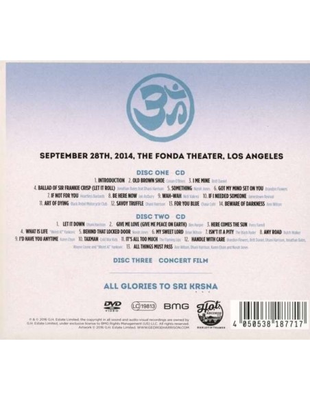 George Fest : A Night To Celebrate The Music Of George Harrison -  Live 2014 (2-CD+DVD)